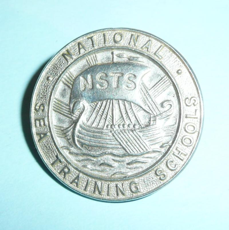 National Sea Training School Silver Plated Lapel Badge