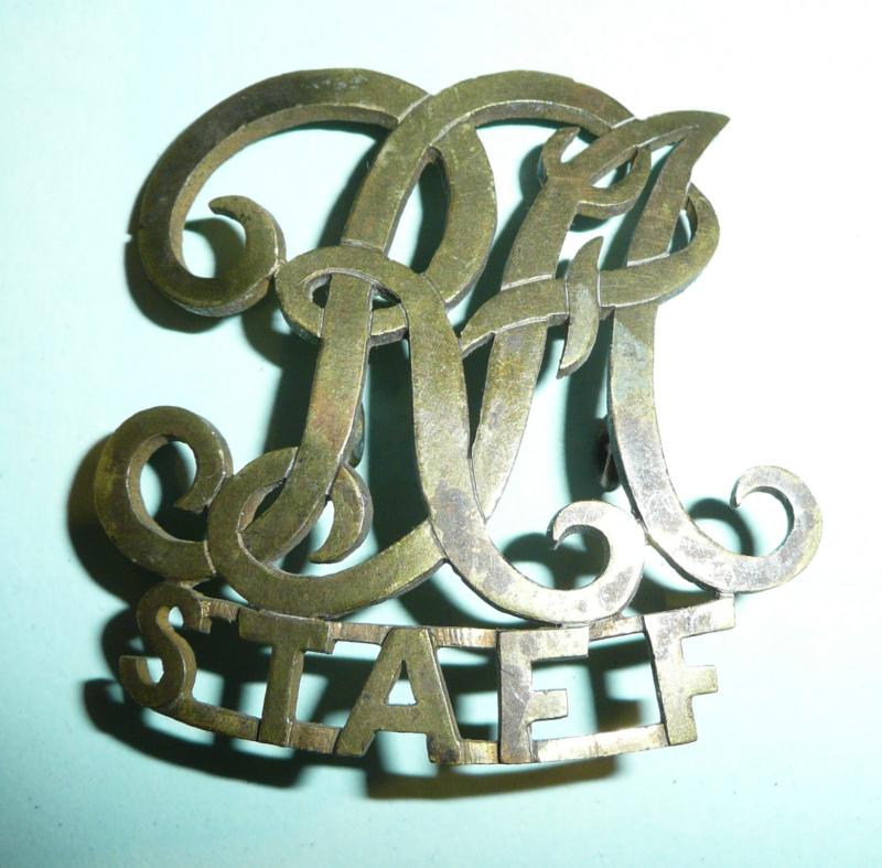 Indian Royal Artillery RA STAFF Shoulder Title