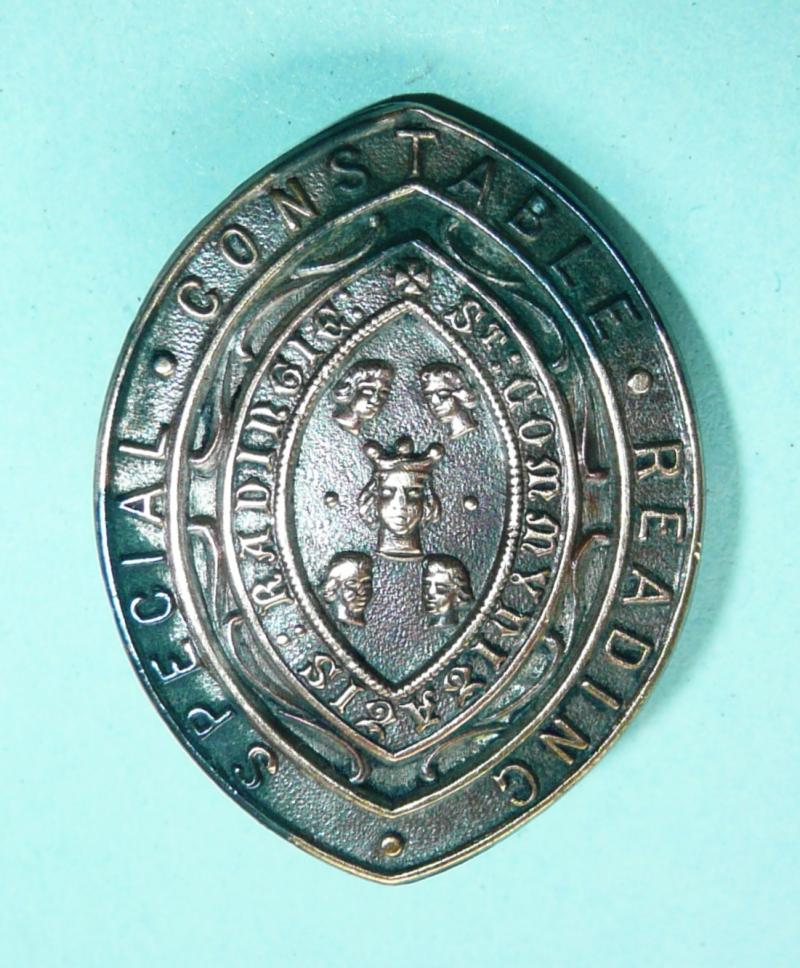 WW1 Reading Special Constable Constabulary Police Lapel Badge