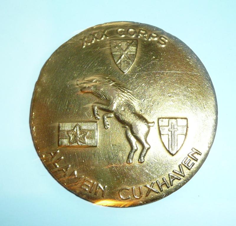 WW2 Commemorative British Army 30 (XXX) Corps Medallion