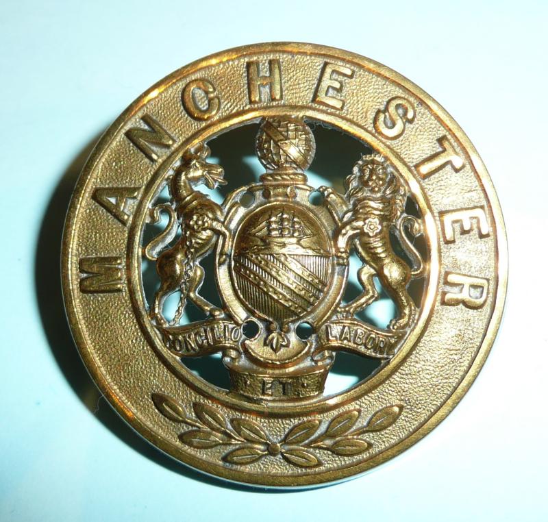 the Manchester Regiment Other Ranks Helmet Plate Centre (HPC)