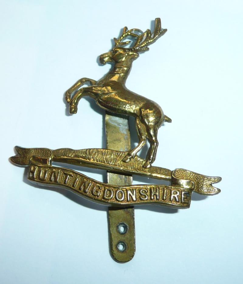 Kimbolton Grammar School (Huntingdonshire) Cadet Corps Brass Gilding Metal Cap Badge