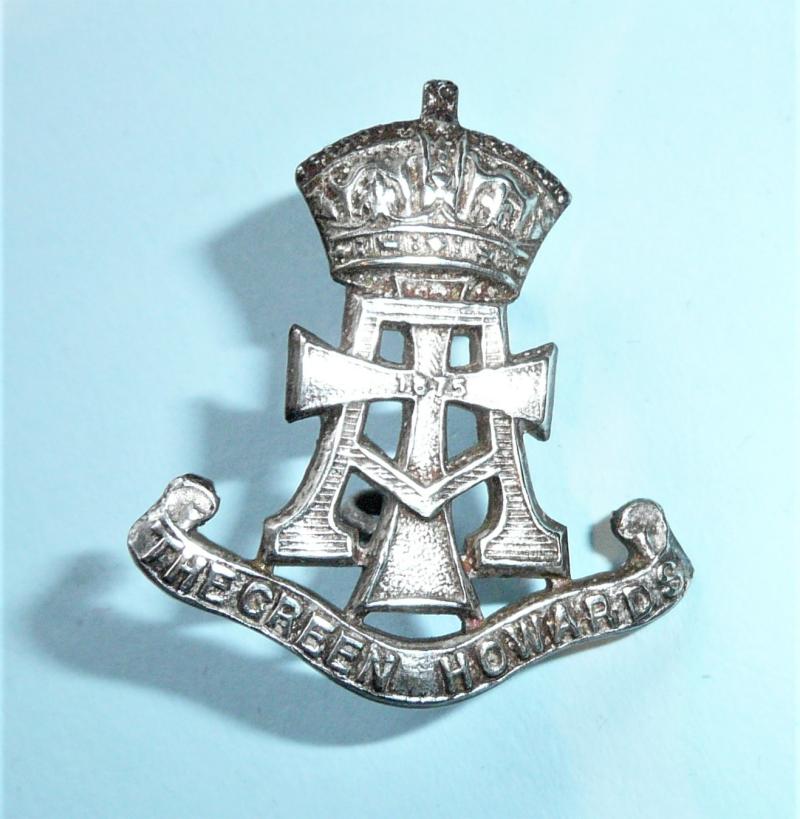 Green Howards ( Alexandra, Princess of Wales' Own Yorkshire Regiment ) Officers Silver Plated Cap Badge