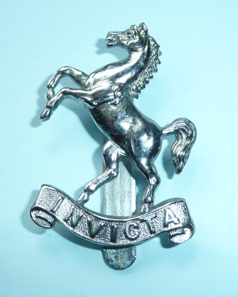 Kent County Police Cadets / Kent Ambulance Service Chromed Cap Badge - Firmin