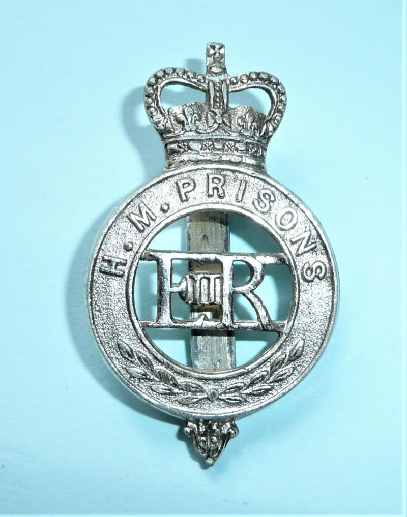 H M Prisons Officer's Anodised Aluminium AA Cap Badge - Gaunt London