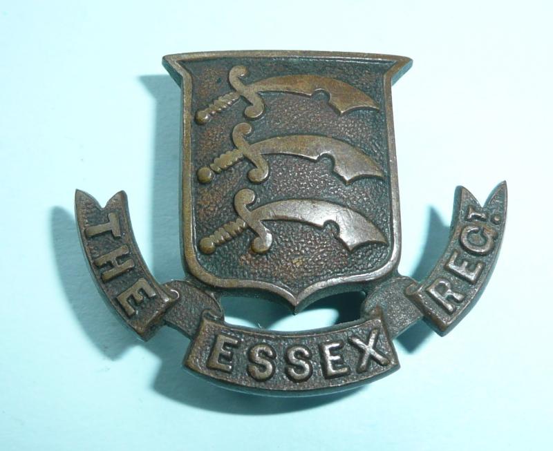 The Essex Regiment Officer's OSD Bronze Collar Badge