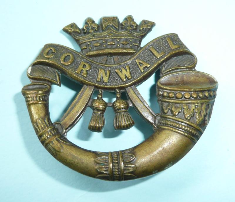 Duke of Cornwall's Light Infantry (DCLI) Officer's OSD Bronze Collar Badge - Gaunt Tablet