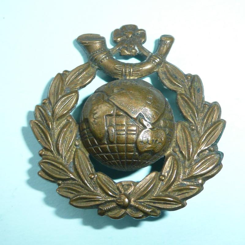 Royal Marine Light Infantry (RMLI) Other Ranks Gilding Metal Cap Badge