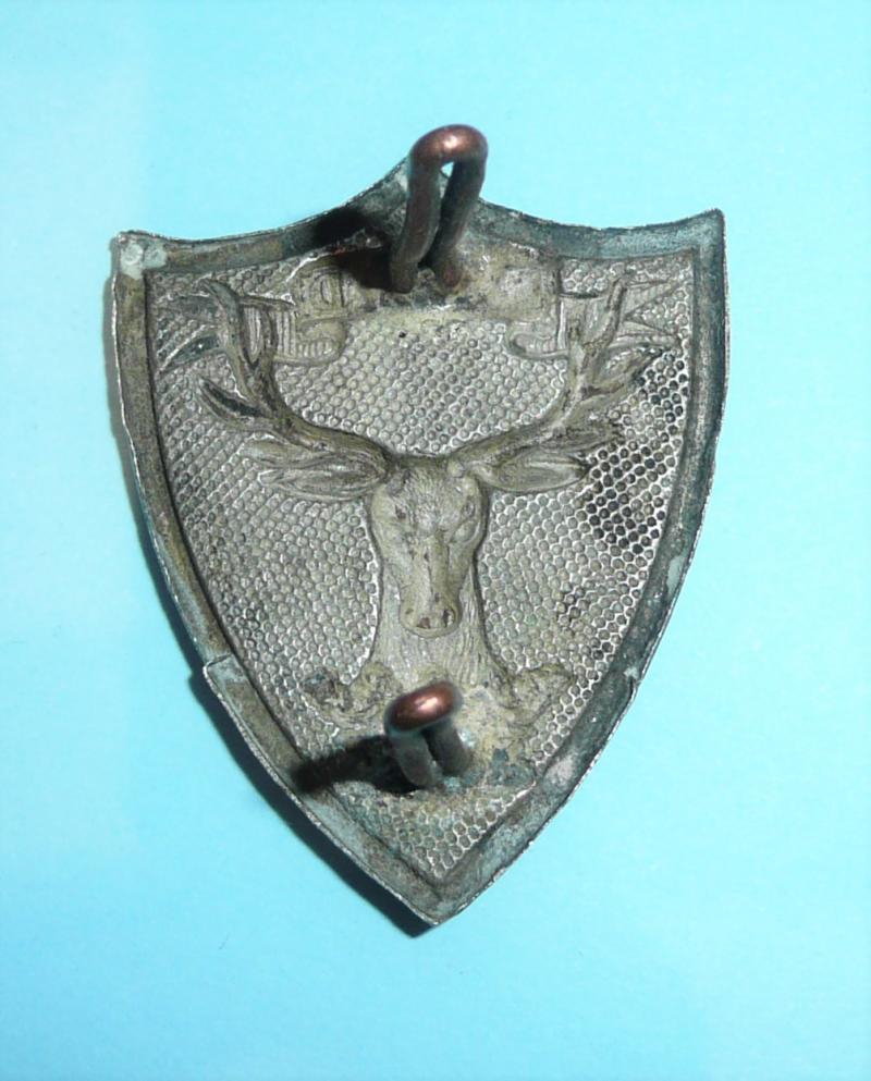 Scottish Gordon Highlander's Full Dress Sporran Silver Plated Badge Insignia