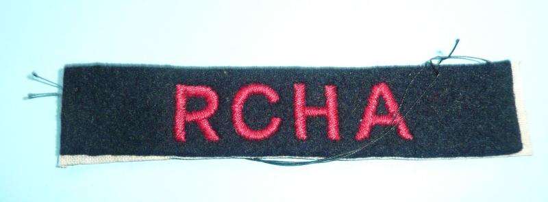 Canada - RCHA - The Royal Canadian Horse Artillery – Embroidered Cloth Shoulder Title