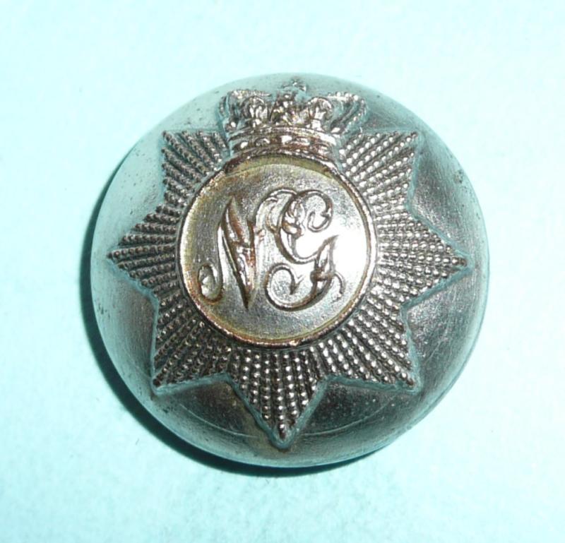 QVC Victorian North Gloustershire Militia Officer's Silver Plated Coatee Button
