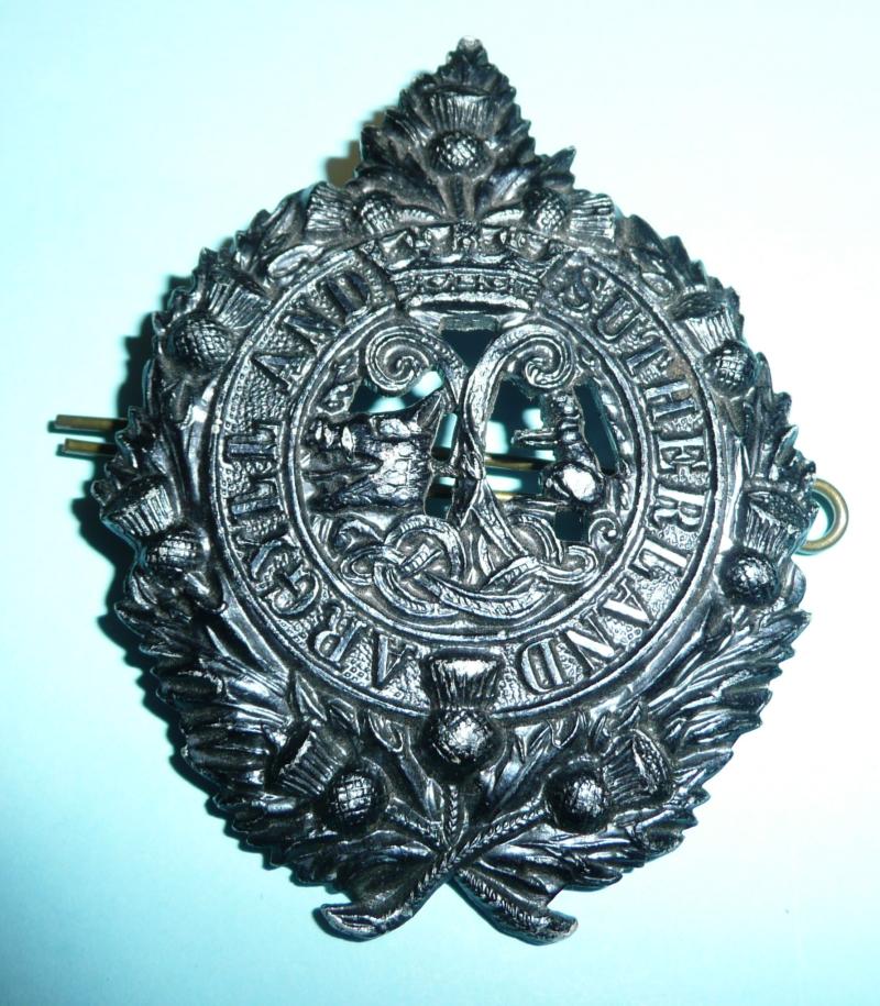 A&SH Argyll & Sutherland Highlanders - Northern Ireland Issue Cap Badge