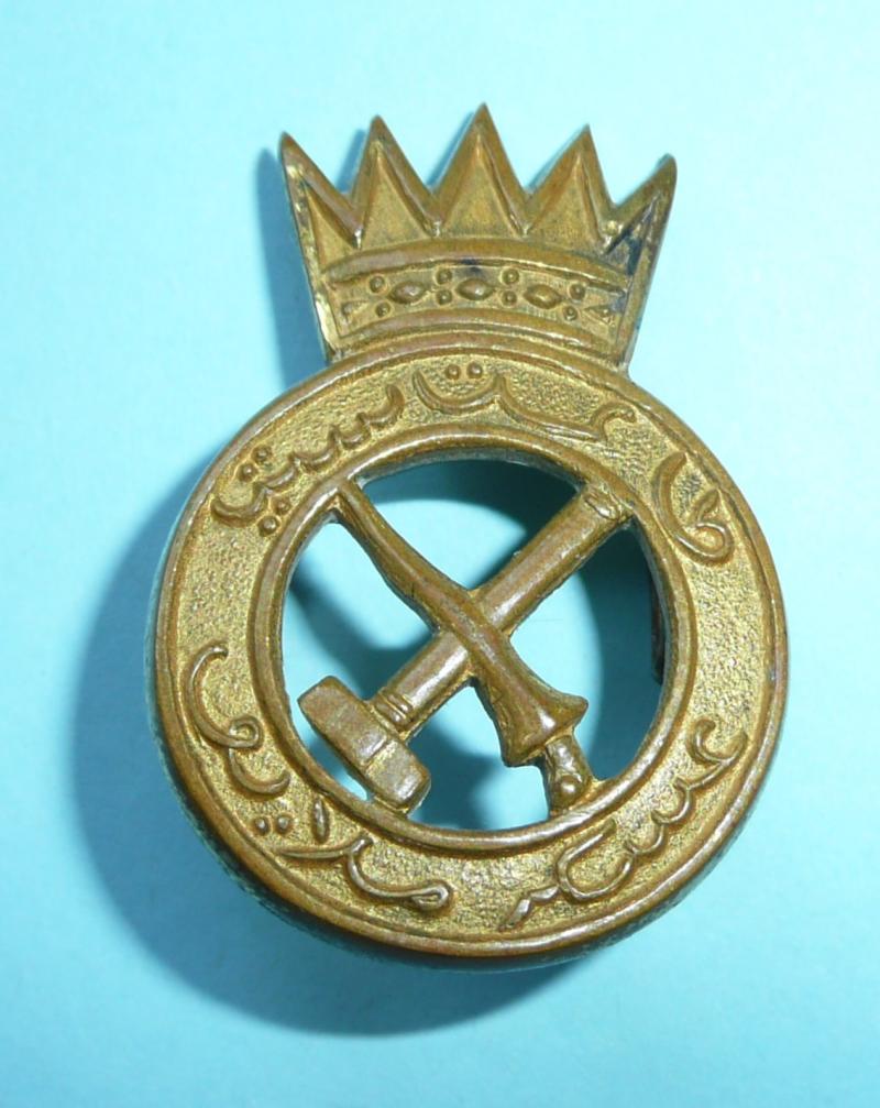 Malay Regiment Gilt Officers Cap Badge, adopted 1933