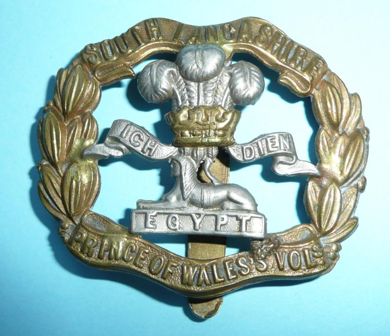 South Lancashire Regiment (Prince of Wales's Volunteers) Other Ranks Bi-metal Cap Badge