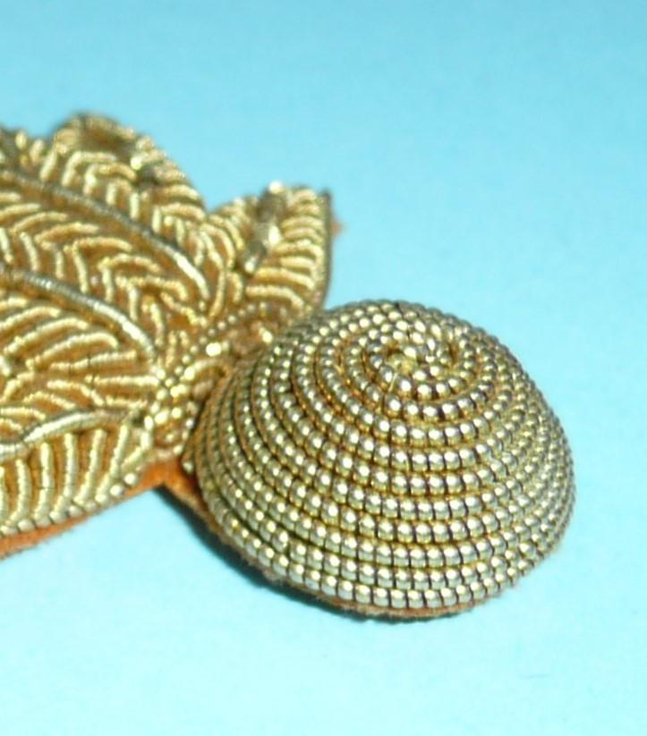 Grenadier Guards Officer's Gold Bullion Badge for Forage Cap / Side Cap