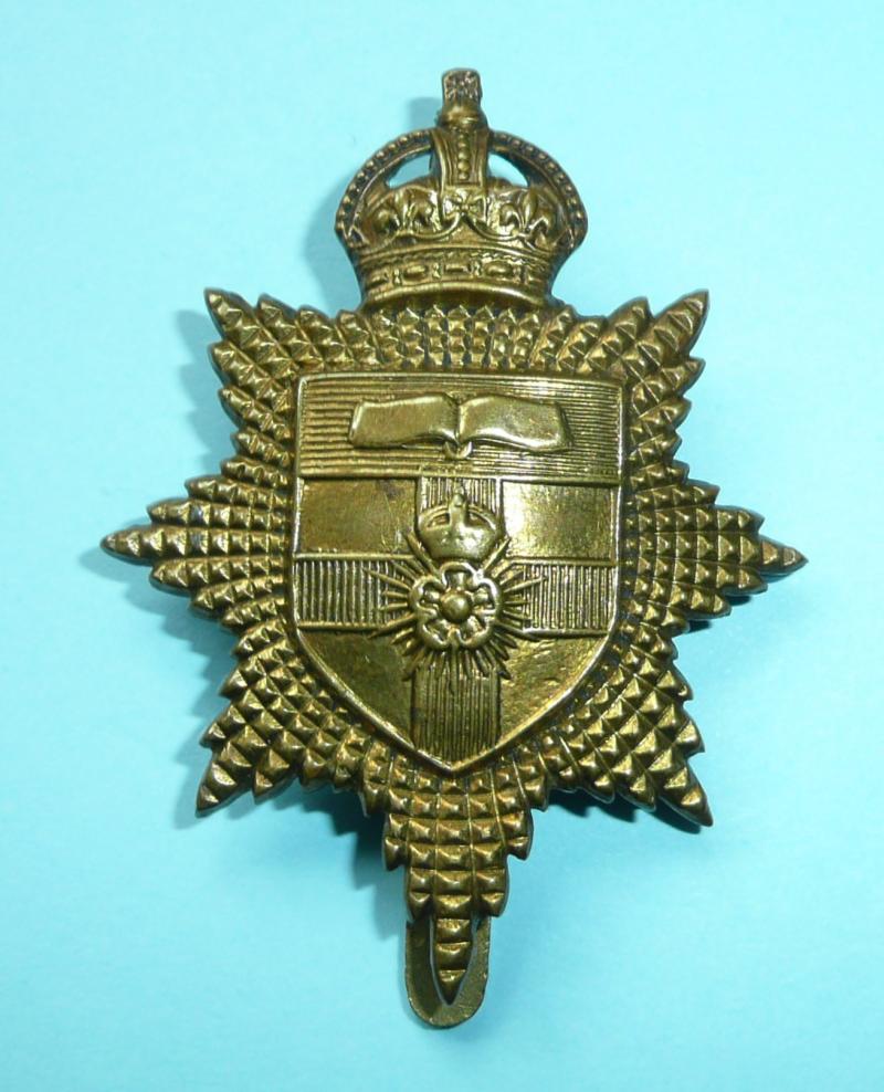 University of London OTC (Officer Training Corps) Gilding Metal Cap Badge, King's Crown
