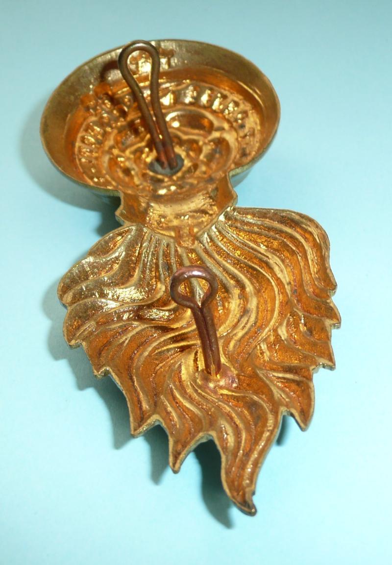 Royal Fusiliers City of London Regt. Edwardian OR's fur-cap grenade badge