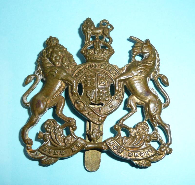 WW2 General Service Gilding Metal Brass Cap Badge