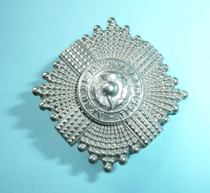 9th Volunteer Battalion (VB) The Royal Scots White Metal Glengarry Badge, 1902- 1908