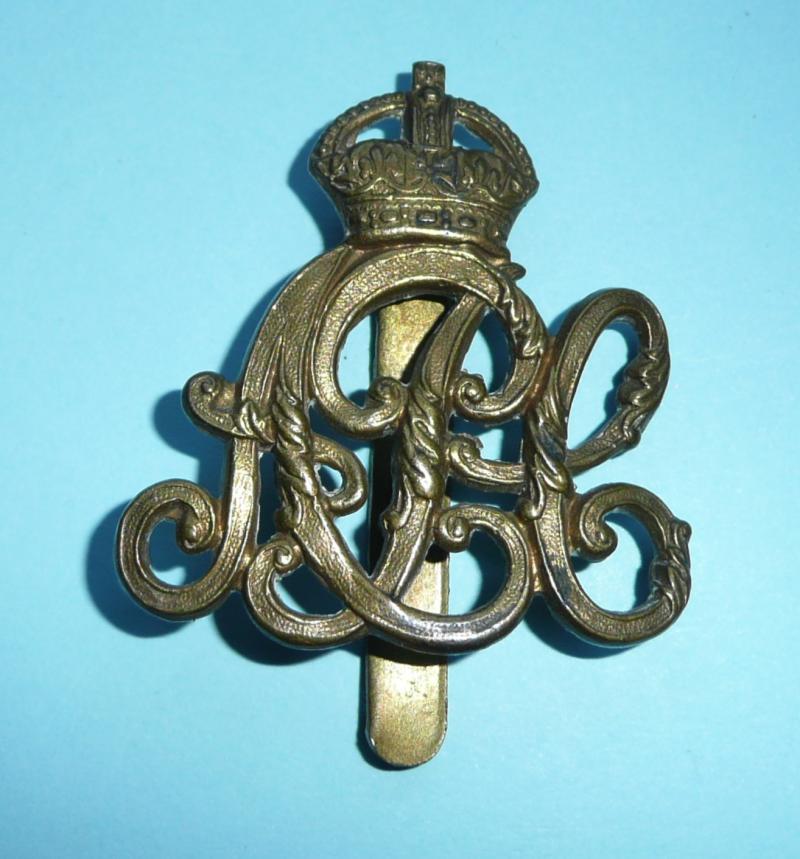 WW1 Army Pay Corps (APC) Other Ranks Gilding Metal Brass Gilding Metal Cap Badge