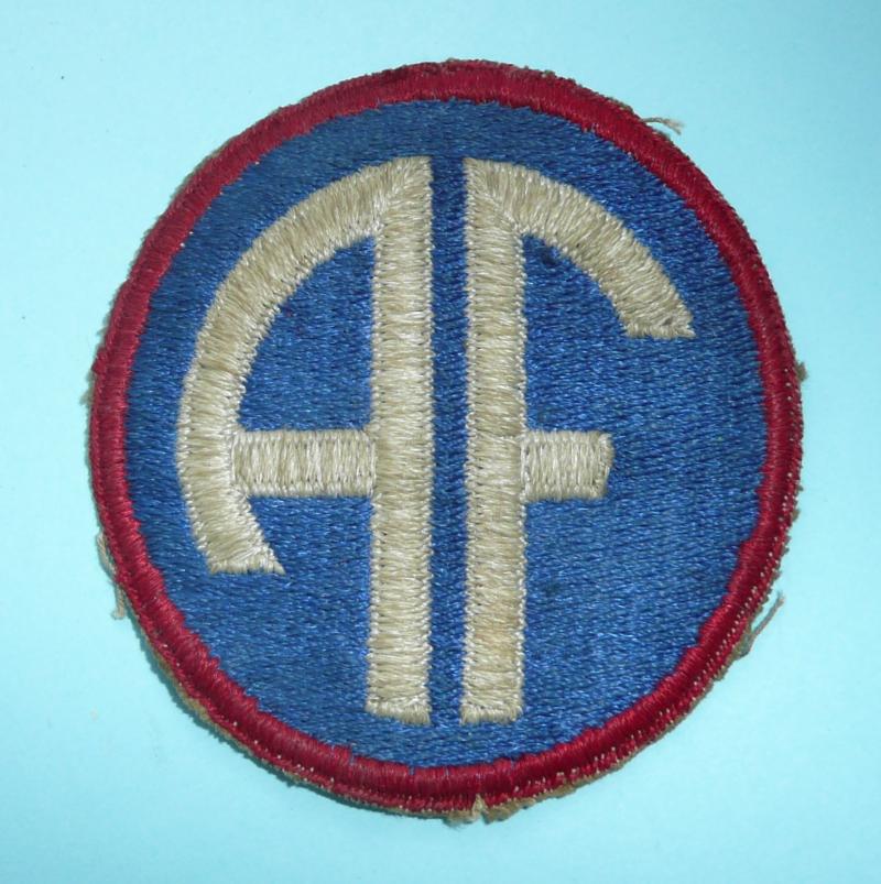 WW2 USA / Allied Forces Headquarter's (AFHQ) Woven Formation Sign