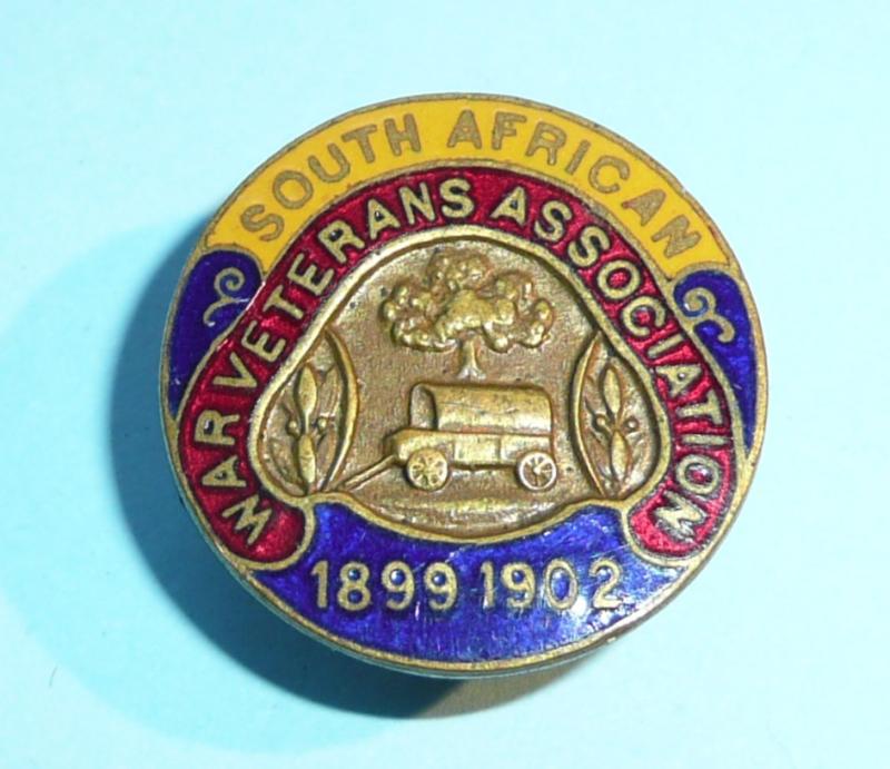 South African (SA) Boer War Veterans Enamel and Gilt Lapel Old Comrades (OCA ) Badge