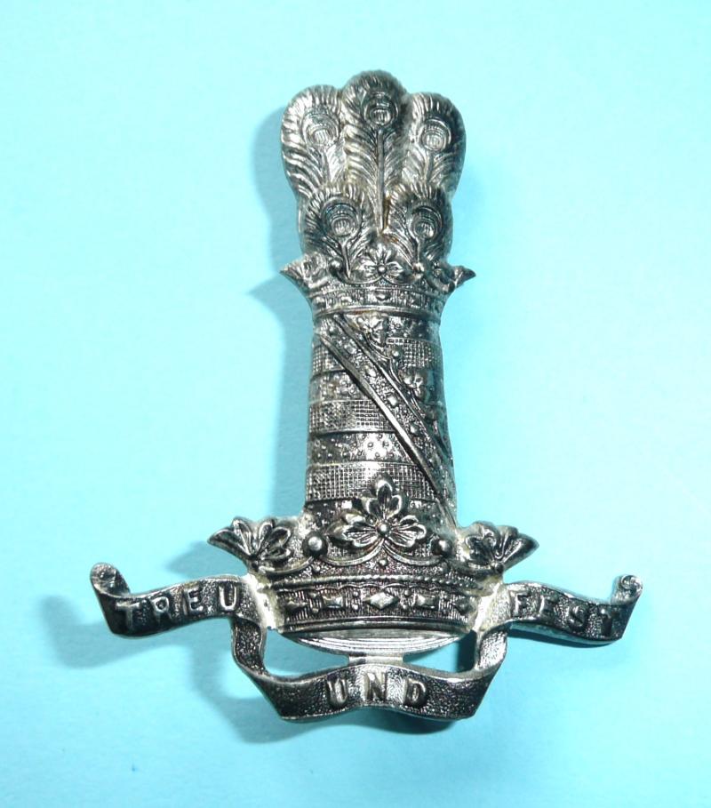 11th PAO Hussars NCOs Silver Plated Arm Badge