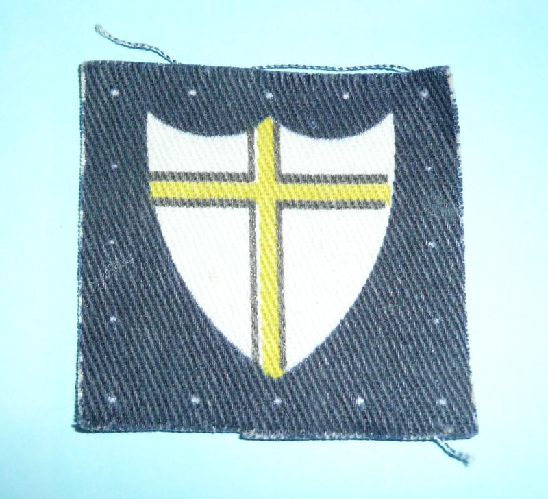 British Troops HQ Austria Printed Cloth Formation Sign Flash Patch Designation