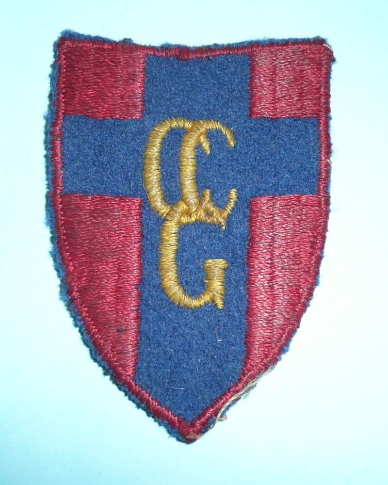 Control Commission Germany (CCG) Embroidered Cloth Formation Sign Flash Patch Designation