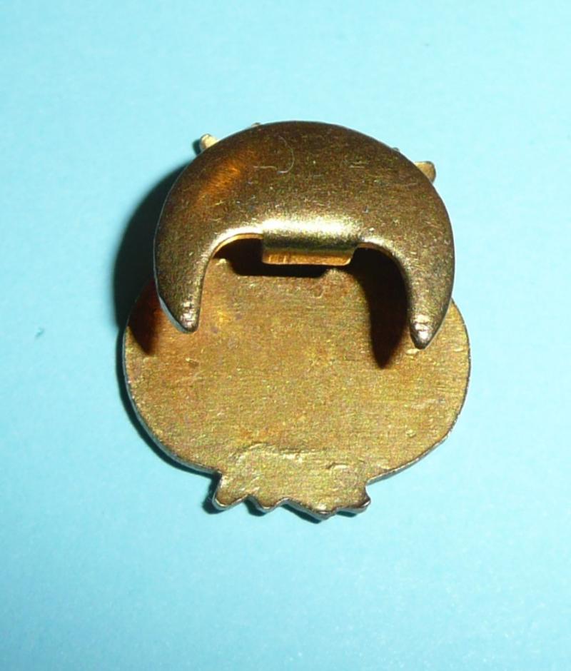 WW2 Home Front - Fire Watcher Civilian Volunteer Gentleman's War Worker Lapel Badge (Type 2)