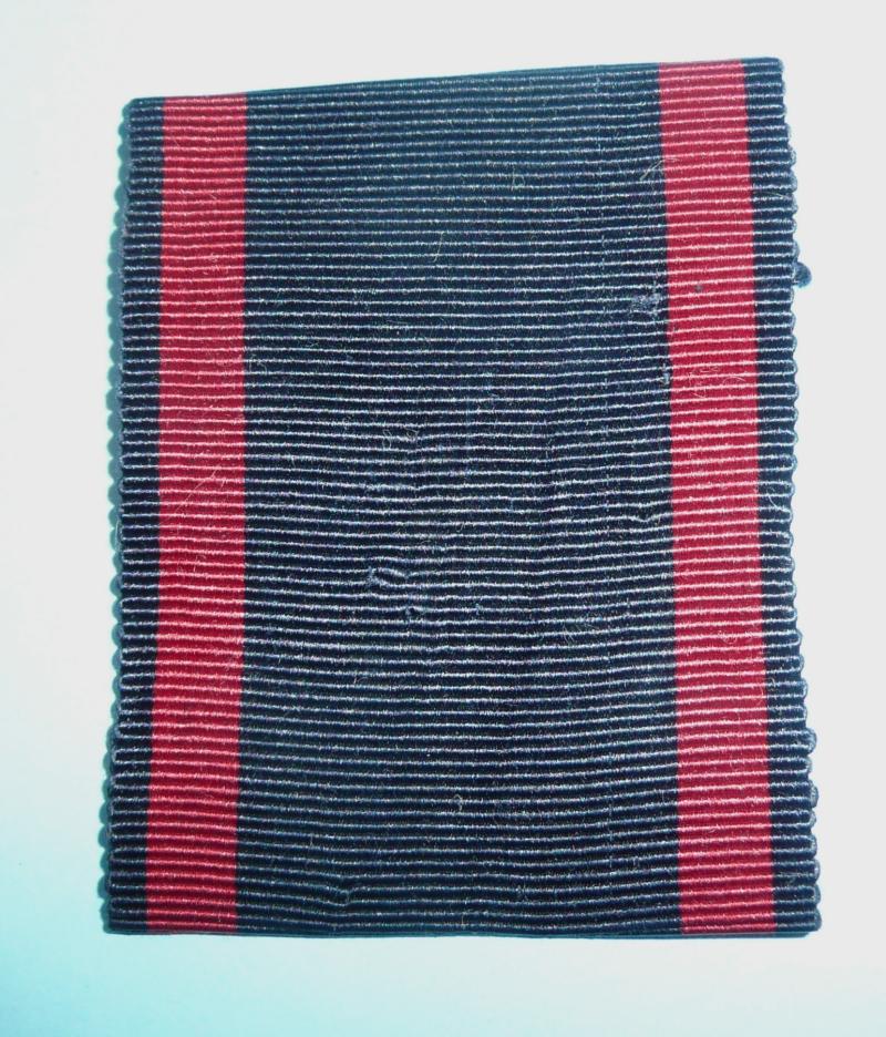 King's (Liverpool) Regimental Flash Designation - maroon and blue