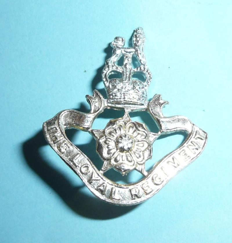 The Loyal Regiment (North Lancashire) Staybrite Anodised Aluminium Collar Badge