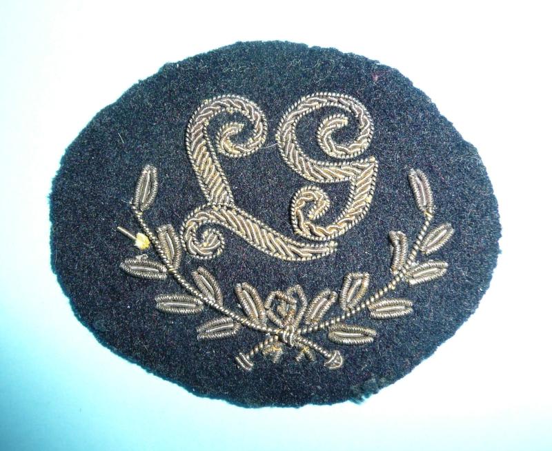 LG Lewis / Light Machine Gunner No 1 Dress Bullion Embroidered Cloth Proficiency Trade Arm Badge