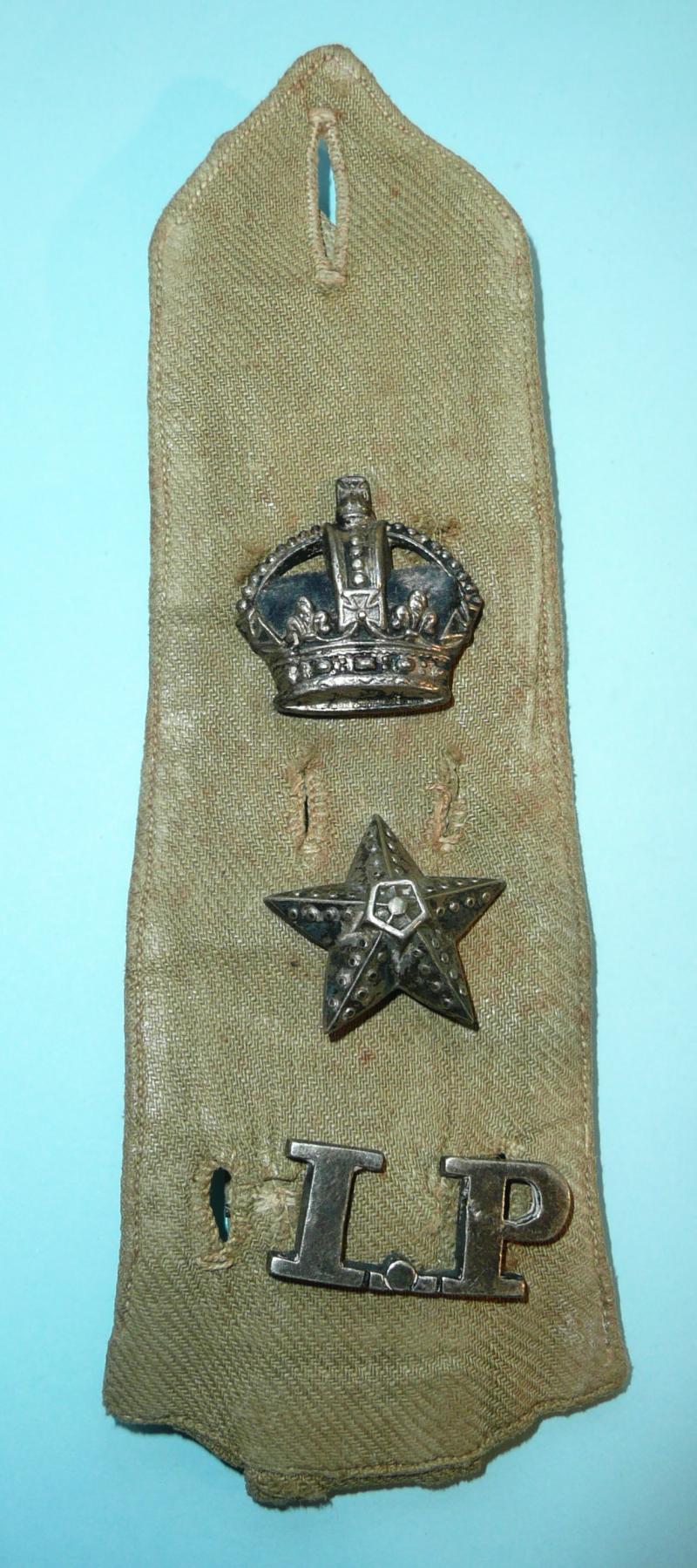 Colonial Indian Imperial Police Senior Officers Rank Insignia
