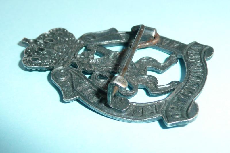 WW2 Belgian Free Forces Army in United Kingdom White Metal Breast Pin Badge