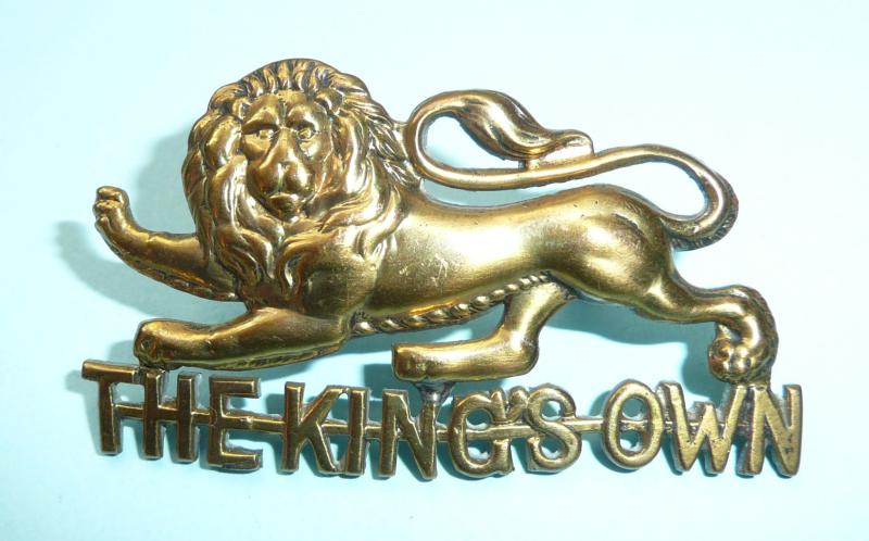 The King's Own Royal Regiment (Lancaster) Victorian / EDVII Other Ranks Cap Badge