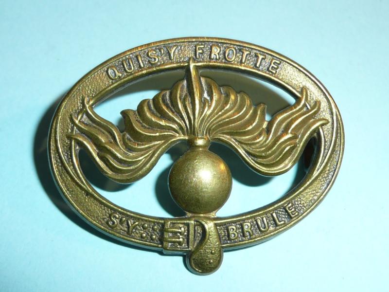 WW2 9th Battalion Royal Tank Regiment (RTR) Gilding Metal Brass Arm Badge
