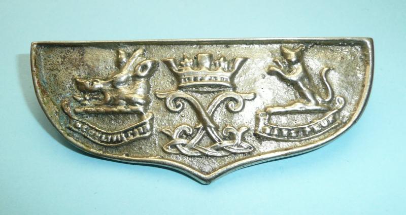 A&SH Argyll & Sutherland Highlanders Pipers Belt-end Badge