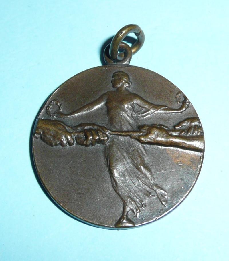 WW2 Tug of War Sports Bronze Medallion - Italian Campaign 1945
