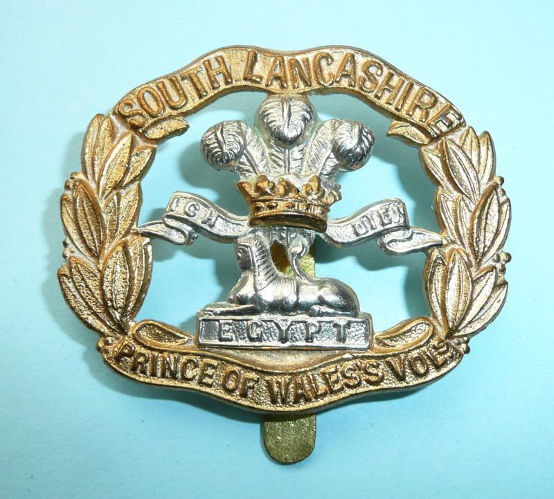 South Lancashire Regiment (The Prince of Wales's Volunteers) Other Rank's Bi-Metal Cap Badge