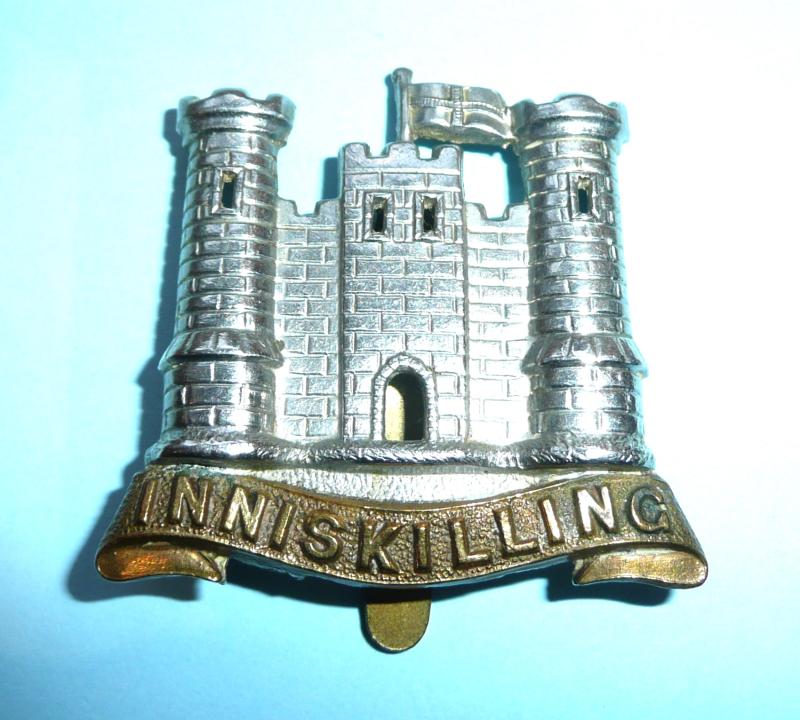 6th Inniskilling Dragoons Other Ranks Bi-Metal Cap Badge