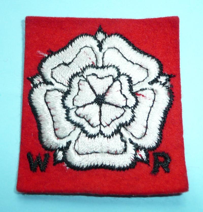 West Riding (of Yorkshire) Army Cadet Force (ACF) Machine-embroidered Cloth Shoulder Flash Designation Patch
