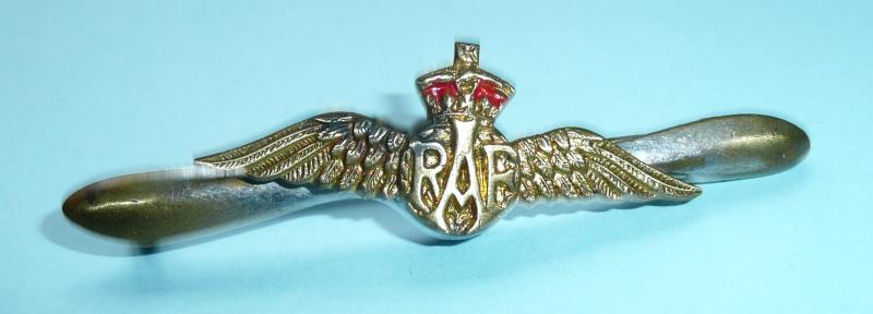 WW2 Royal Air Force RAF Propellor Style Sweetheart Pin Brooch Badge