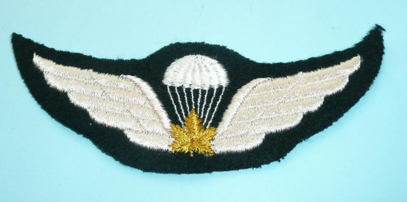 WW2 Canadian Parachute Qualification Brevets / Wings, Type Type 1