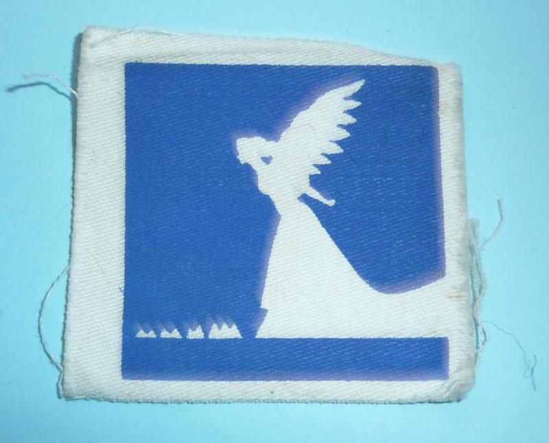 Hants (Hampshire), Dorset and Aldershot District Command Printed Cloth Formation Sign