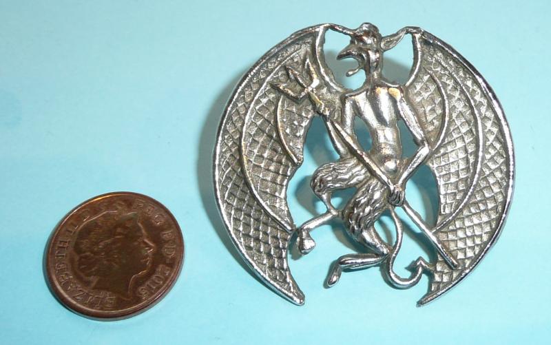 Inns of Court Regiment & City Yeomanry Chromed NCO's Arm Badge