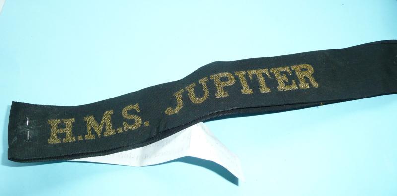 HMS Jupiter (Destroyer) Naval Ratings Cap Tally