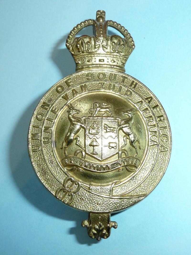 South African Mounted Rifles Horse Furniture Bit Boss / Martingale Badge