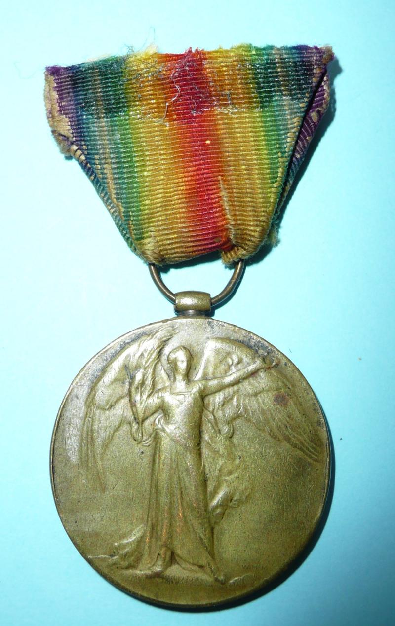 WW1 Allied Victory Medal, British Issue - 1st Battalion / 10th Gurkha Rifles - Rai