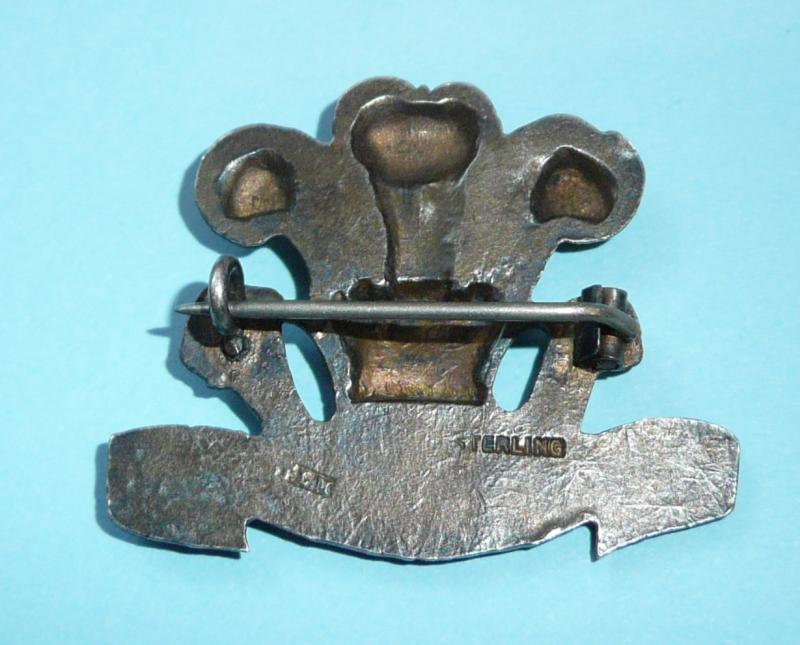 WW1 15th County of London Civil Service Rifles silver sweetheart brooch - Sterling